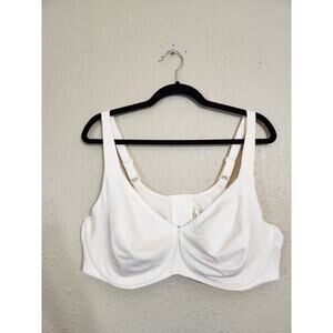 AISLIN White‎ Unlined Underwired Minimizer Bra Size 46D
